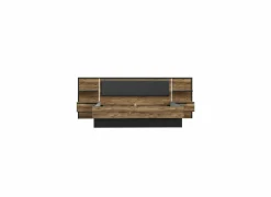 Tweepersoonsbedden|Bed Jabim 180x200cm - decor - alpine picea & zwart