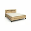 Bed Kato 140x200cm - melamine - etna eik- Tweepersoonsbedden