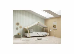 Eenpersoonsbedden|Eenpersoonsbedden|Bed Lodge 90x200cm - MDF - wit