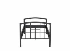 Bed Me 90x200cm - metaal - zwart- Eenpersoonsbedden|Eenpersoonsbedden