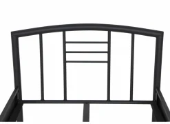 Bed Me 90x200cm - metaal - zwart- Eenpersoonsbedden|Eenpersoonsbedden