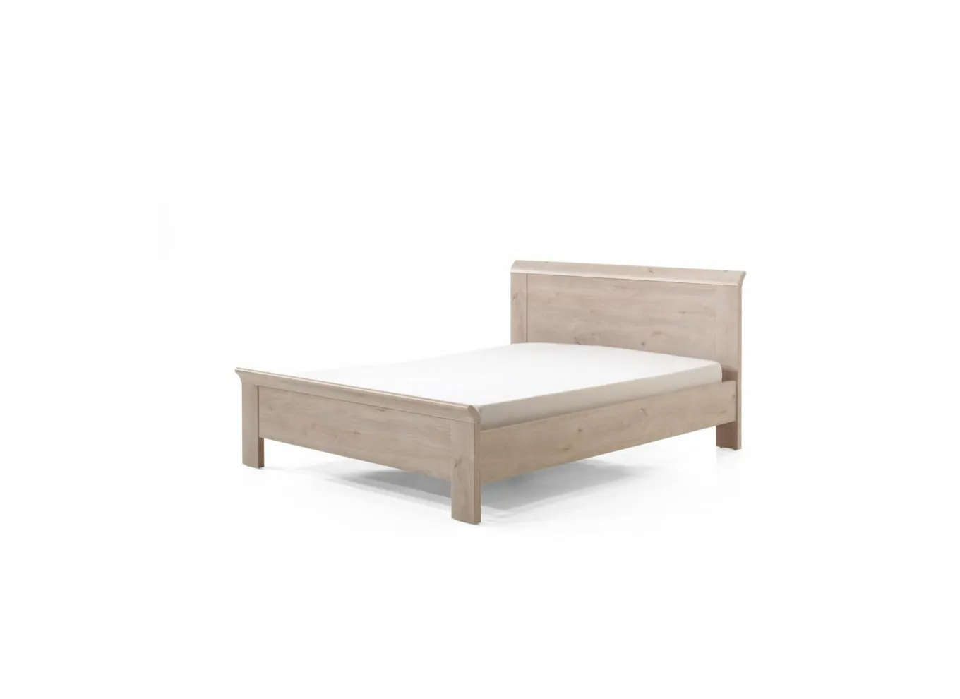 Tweepersoonsbedden|Bed Nani 160x200cm - decor - pavia eik