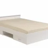 Bed Nashville 140x200cm - decor - wit met opbergruimte- Tweepersoonsbedden