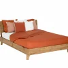 Tweepersoonsbedden|Bed Opium 160x200cm - gerecycleerd den massief - naturel