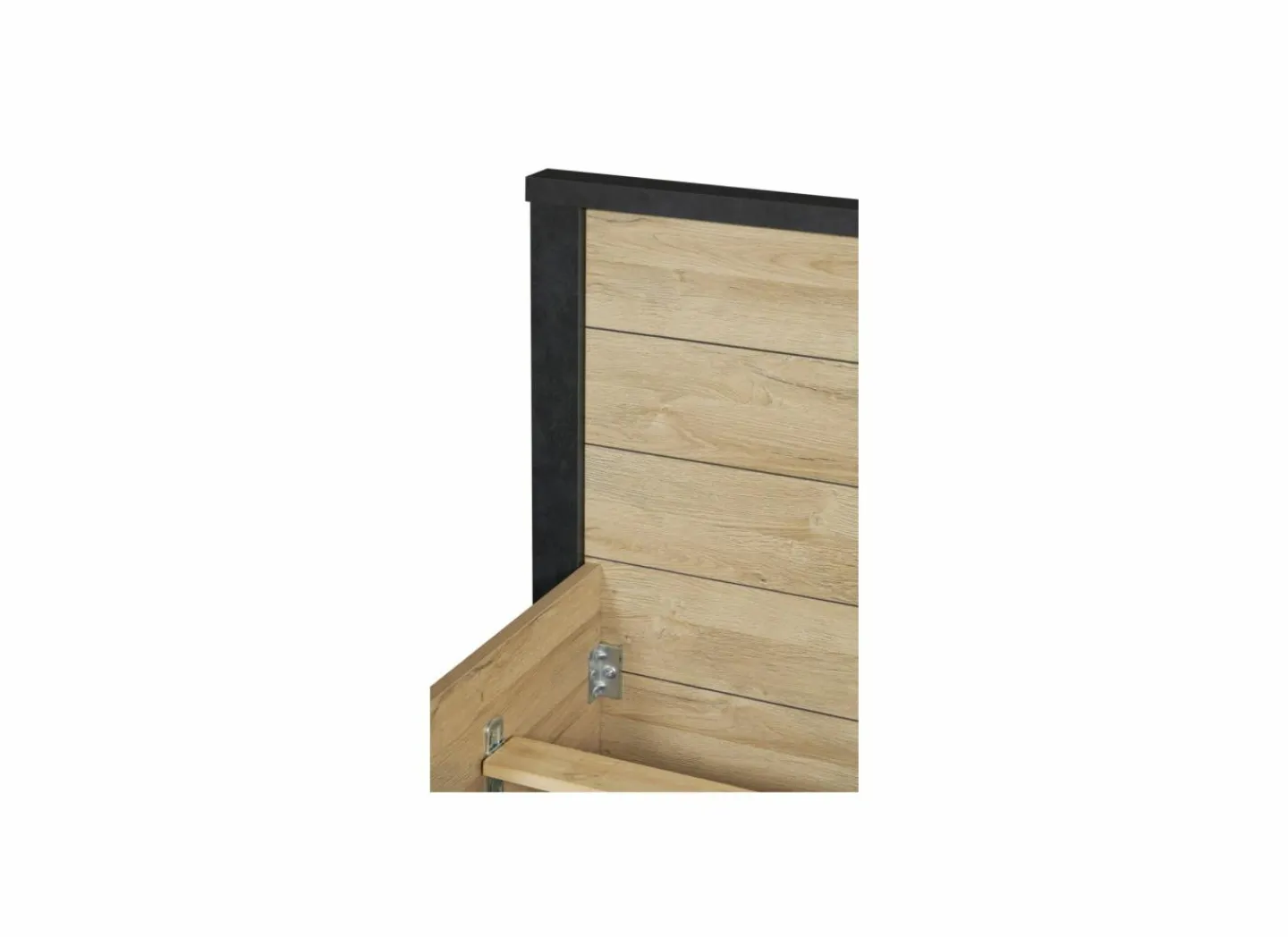 Bed Phaedra 140x200cm - decor - Franse eik & nox- Tweepersoonsbedden