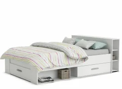 Demeyere Tweepersoonsbedden|Bed Pocket 160x200cm - decor - pearl white met opbergruimte