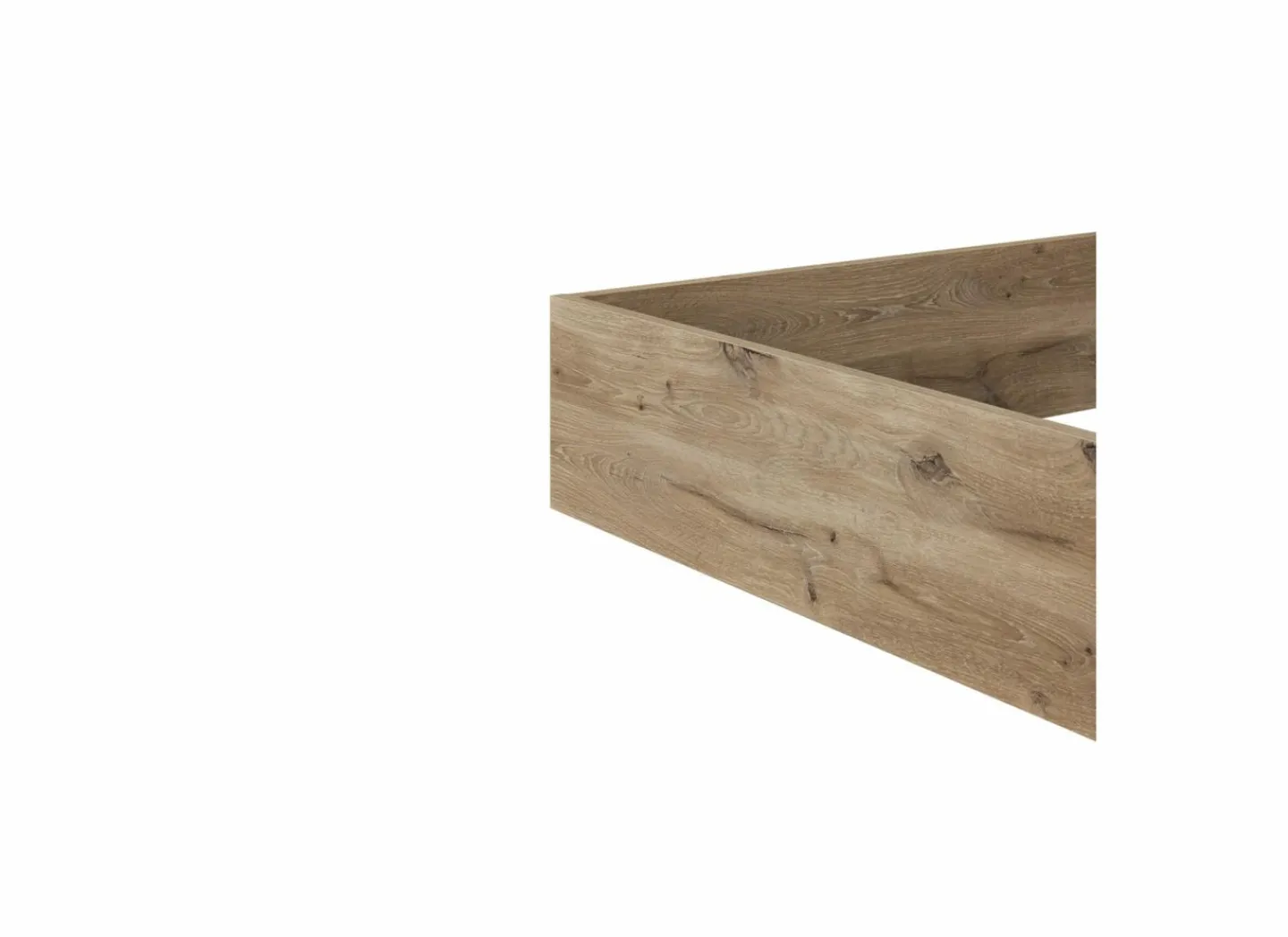 Bed Tanya 140x200cm - decor - canyon oak & elegant black- Tweepersoonsbedden