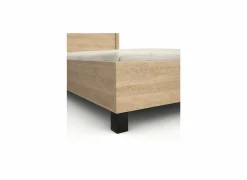 Tweepersoonsbedden|Bed Tessa 140x200cm - melamine - zand eik