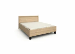 Tweepersoonsbedden|Bed Tessa 180x200cm - melamine - zand eik