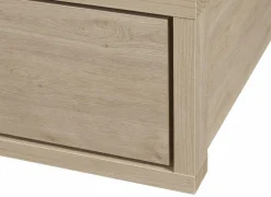 Bed Udine 160x200cm - decor - urban oak- Tweepersoonsbedden