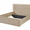 Bed Udine 180x200cm - decor - urban oak- Tweepersoonsbedden