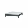 Tweepersoonsbedden|Bed Ventoux 180x200cm - decor - donkergrijs