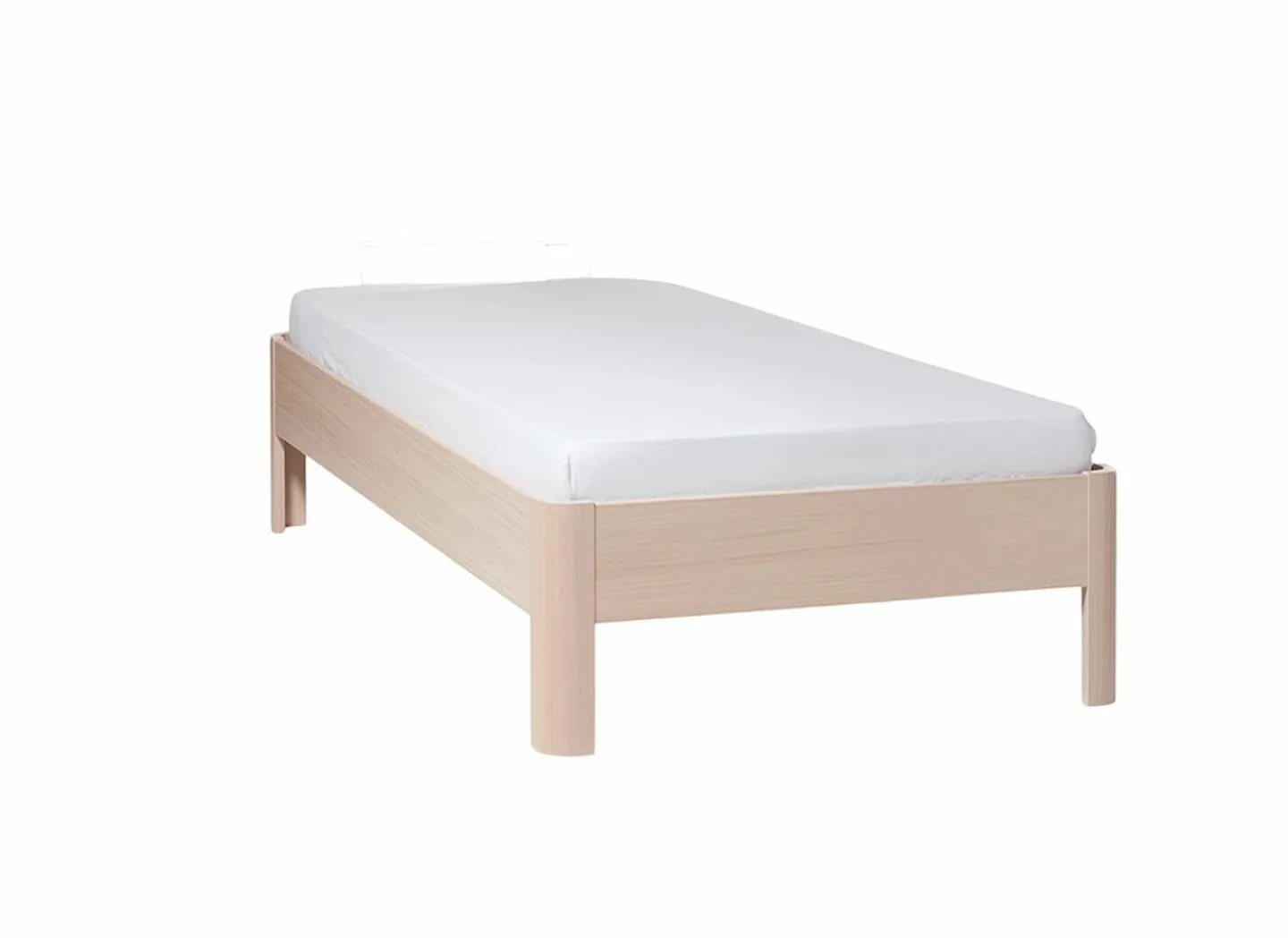 Bed Ventoux 90x200cm - decor - eik naturel- Eenpersoonsbedden|Seniorenbedden