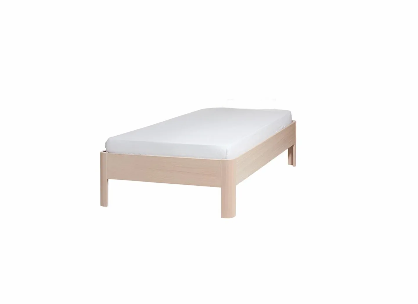 Bed Ventoux 90x200cm - decor - eik naturel- Eenpersoonsbedden|Seniorenbedden