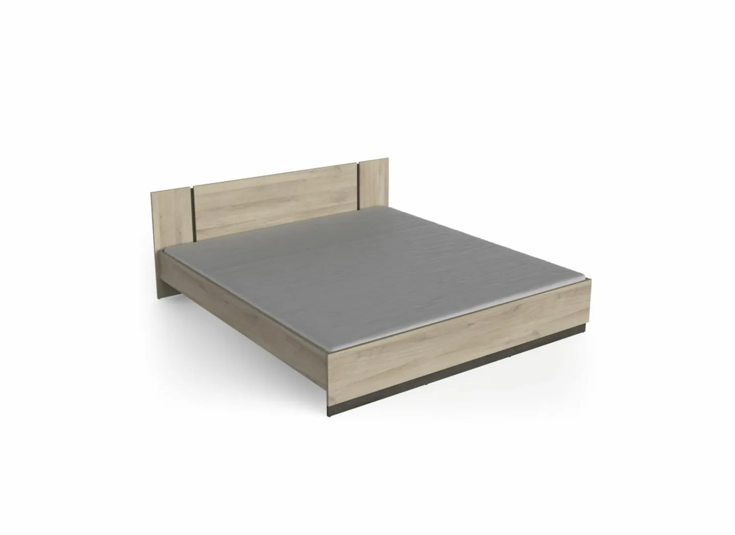 Bed Watson 180x200cm - decor - kronberg & waterford eik- Tweepersoonsbedden