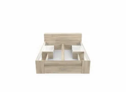 Demeyere Bed 160x200cm - decor - kronberg eik met opbergruimte- Tweepersoonsbedden