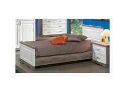 Eenpersoonsbedden|Eenpersoonsbedden|Bed 90x200cm - decor - truffel & porcelein