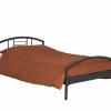 Tweepersoonsbedden|Bed You 140x200cm - metaal - zwart