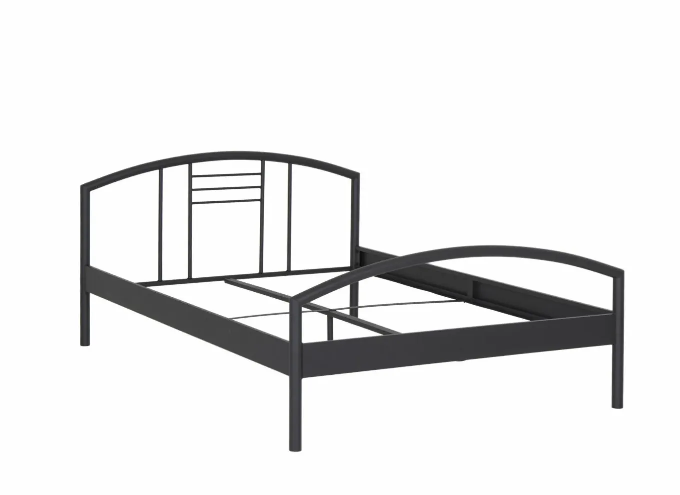 Tweepersoonsbedden|Bed You 140x200cm - metaal - zwart
