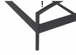 Tweepersoonsbedden|Bed You 140x200cm - metaal - zwart