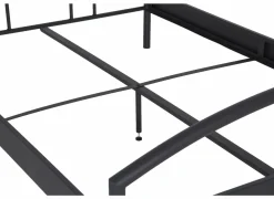 Tweepersoonsbedden|Bed You 140x200cm - metaal - zwart