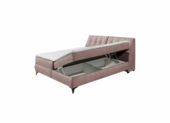 Bedbox Atlantis 180x200cm - stof - flamingo met opbergruimte- Compleet Bed|Boxsprings