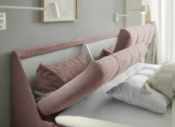 Bedbox Atlantis 180x200cm - stof - flamingo met opbergruimte- Compleet Bed|Boxsprings