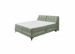 Bedbox Atlantis 180x200cm - stof - olijf met opbergruimte- Compleet Bed|Boxsprings