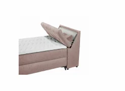 Bedbox Atlantis 120x200cm - stof - flamingo met opbergruimte- Compleet Bed|Boxsprings