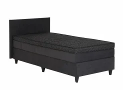 Bedbox BOX53 80x200cm - stof - antraciet- Eenpersoonsbedden|Eenpersoonsbedden