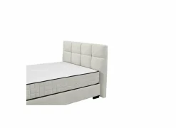 Bedbox Nagol A 140x200cm - stof - beige met opbergruimte- Compleet Bed|Tweepersoonsbedden