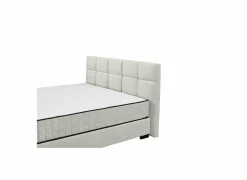 Bedbox Nagol A 180x200cm - stof - beige met opbergruimte- Compleet Bed|Tweepersoonsbedden