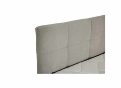 Bedbox Nagol A 160x200cm - stof - zilver met opbergruimte- Compleet Bed|Tweepersoonsbedden