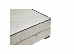 Bedbox Nagol A 160x200cm - stof - zilver met opbergruimte- Compleet Bed|Tweepersoonsbedden