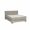 Bedbox Nagol A 180x200cm - stof - zilver met opbergruimte- Tweepersoonsbedden|Boxsprings