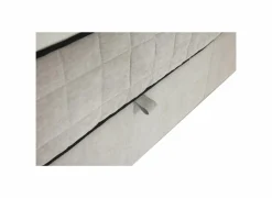 Bedbox Nagol A 180x200cm - stof - zilver met opbergruimte- Tweepersoonsbedden|Boxsprings