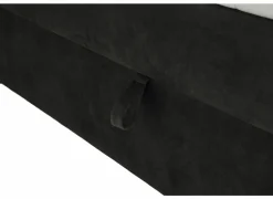 Bedbox Valetta 160x200cm - stof - espresso met opbergruimte- Compleet Bed|Boxsprings