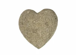 Beeldje Fadarstone Hart 10x10x5cm - stoneware - grijs- Tuindecoratie|Decoratieve Accessoires