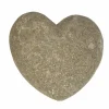 Tuindecoratie|Decoratieve Accessoires|Beeldje Fadarstone Hart 15x15x16cm - stoneware - grijs