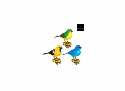 Mica Decoratieve Accessoires|Beeldje Vogel H10,5cm - kunststof - multicolor
