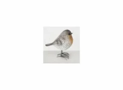 Kerstdecoratie|Decoratieve Accessoires|Beeldje Vogel Ruby H9cm