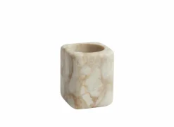 Aquanova Beker Blake Ø6,5x8cm - natuursteen - zand- Tandenborstelbekers