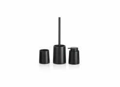 Beker Hull zwart- Tandenborstelbekers