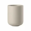 Zone Tandenborstelbekers|Beker Sensu Ø7,40x9,50cm - keramiek - zand