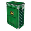 Opbergboxen|Bewaardozen|Bewaardoos John Deere 11x8x18cm - metaal - meerkleurig