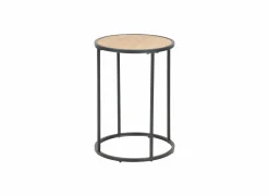 Bijzettafel Ø40cm - decor - eik- Bijzettafels