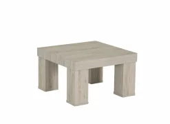 Bijzettafels|Bijzettafel Etna 68x68cm - decor - millenium eik & lichtgrijs