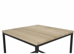 Bijzettafels|Bijzettafel Fetich 60x60cm - eik massief - naturel