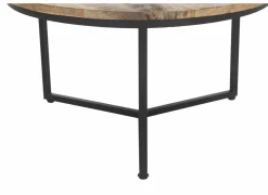 Bijzettafels|Salontafels|Bijzettafel Scrooge Ø90cm - hout massief - naturel