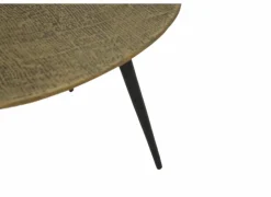 Bijzettafels|Bijzettafel Sincere Ø50/Ø40 - aluminium - zwart - set van 2